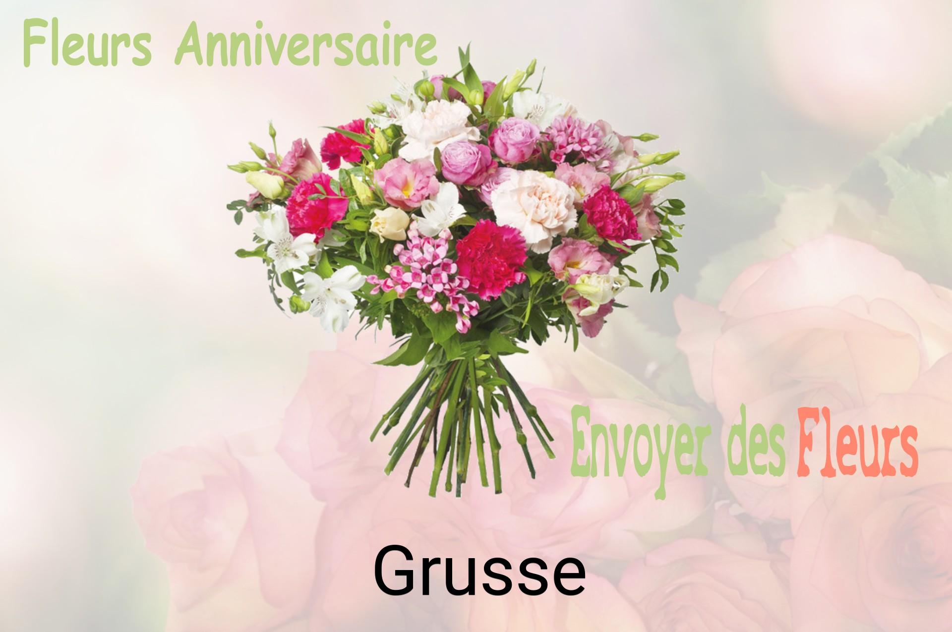 Bouquet de fleurs d’anniversaire livré à Grusse
